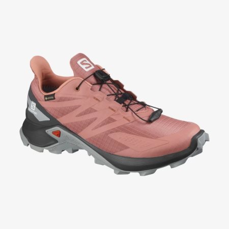 Salomon SUPERCROSS BLAST GTX W Womens Trail Running Shoes Orange UK KOLF